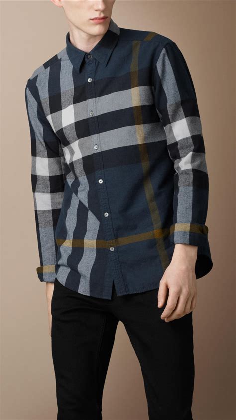 camisas da burberry|burberry flannel men's.